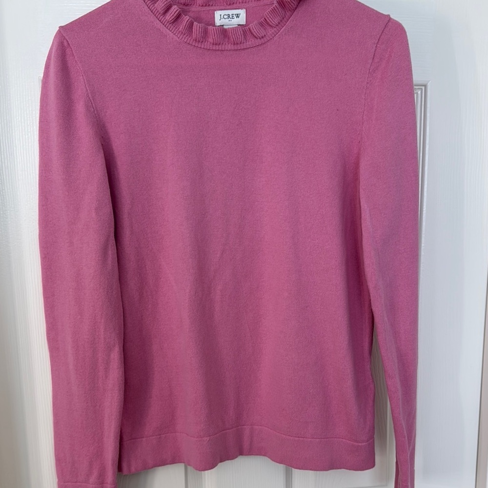 J. Crew Women's Pink Long Sleeve Top